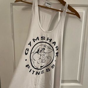 Men Gymshark White Tank top